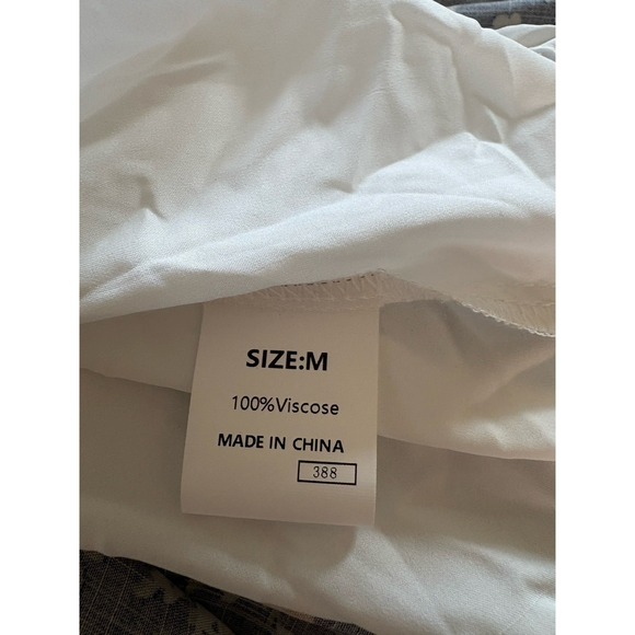 Floral Spaghetti Strap Tiered Midi Dress Womens Size M Blue Cottagecore Boho New - Picture 10 of 11